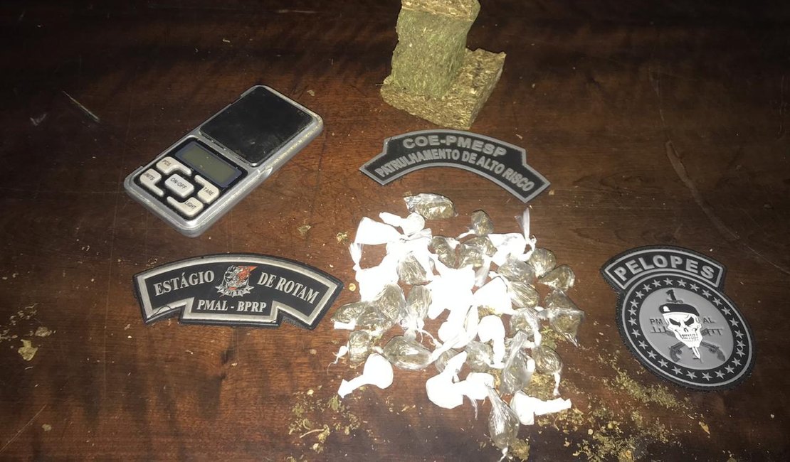 Adolescente é apreendido traficando drogas na zona rural de Limoeiro de Anadia