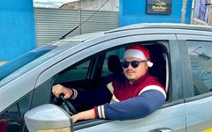 Passageiros da Maxim em Arapiraca estão “andando de trenó” com o Papai Noel ao solicitarem uma viagem