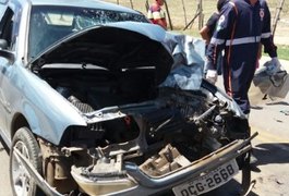 Motociclista morre durante grave colisão frontal no Lago da Perucaba, em Arapiraca