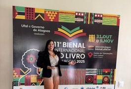 Escritora arapiraquense é homenageada na Bienal Internacional de Alagoas 2025