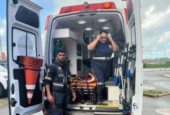 Samu salva vítima de queda de moto com traumatismo cranioencefálico grave em São Miguel dos Milagres