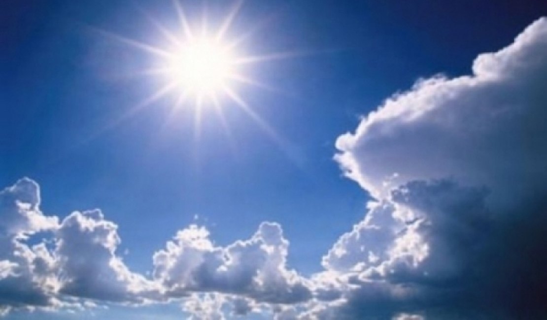 Previsão mostra predomínio de sol durante o fim de semana em AL