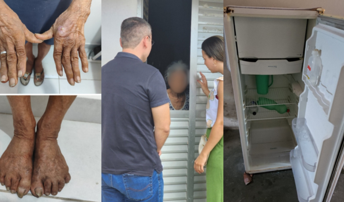 Idosa de 93 anos em situação de abandono é resgatada no interior de Alagoas