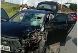 Colisão entre carro e moto deixa jovem morto na BR 101, em Rio Largo