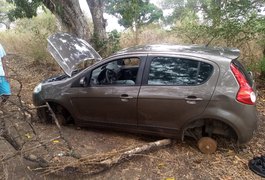 Veículo roubado em Girau do Ponciano é encontrado em Sergipe