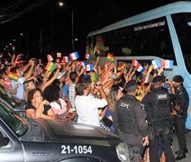 Seleção de Gana é recebida com grande festa em Maceió