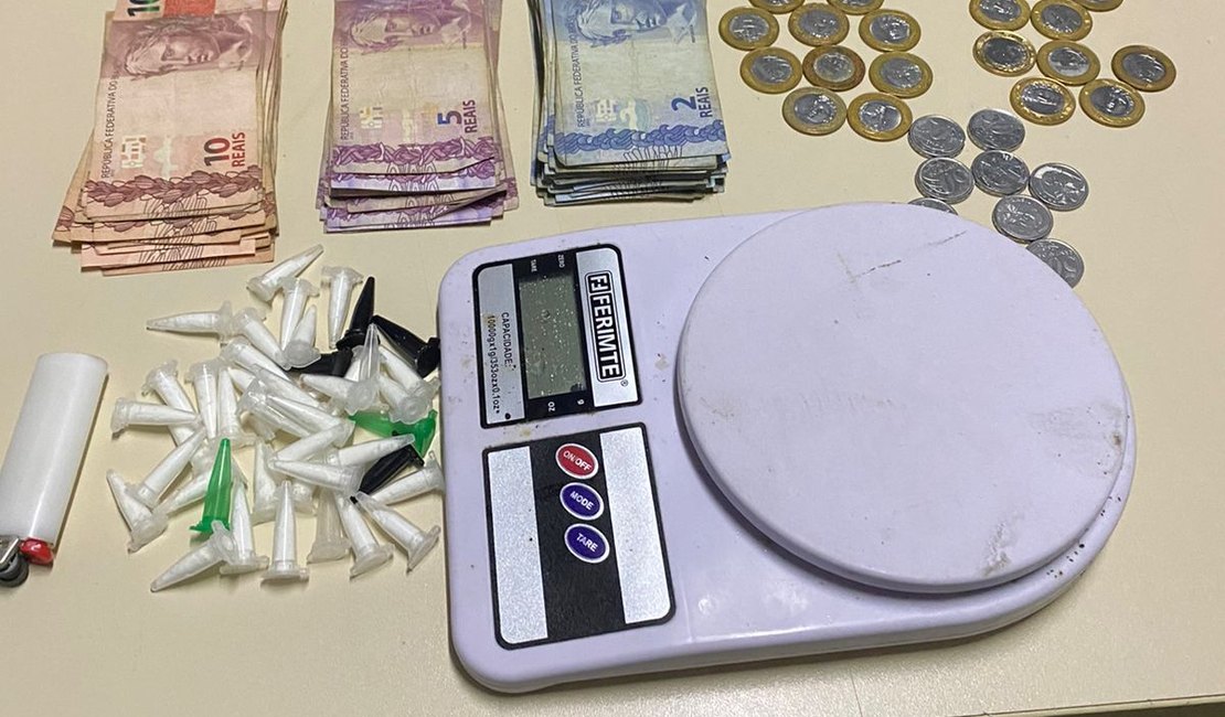 Homem é preso ao ser flagrado traficando drogas em festa de Girau do Ponciano