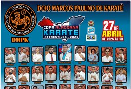 Dojo Marcos Paulino Representará Arapiraca na Copa Alagoana de Karatê em Maceió