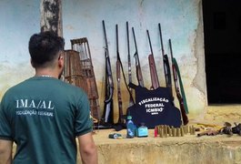 Fiscais flagram armas, munição e aves em cativeiro na Estação Ecológica de Murici