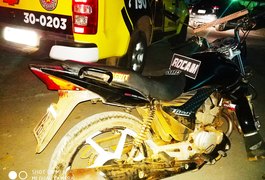 Polícia recupera moto roubada em Arapiraca