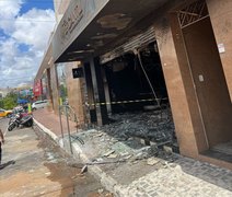 Polícia Civil investiga incêndio criminoso em instituição financeira de Arapiraca