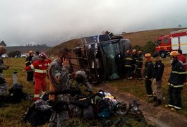 Acidente com ônibus da Força Nacional deixa 8 vítimas