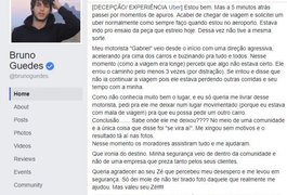 Ator é deixado em plena favela por motorista da Uber e desabafa na web