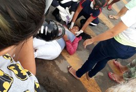 VÍDEO. Mulher atropelada em Arapiraca continua internada no Hospital do Agreste