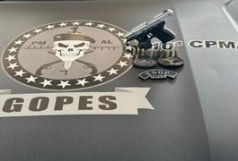 PM apreende duas pistolas e drogas em ações ostensivas na capital e interior de Alagoas