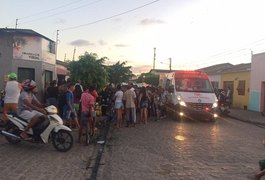 Mulher fica ferida após colisão entre motos no Alto do Cruzeiro, em Arapiraca