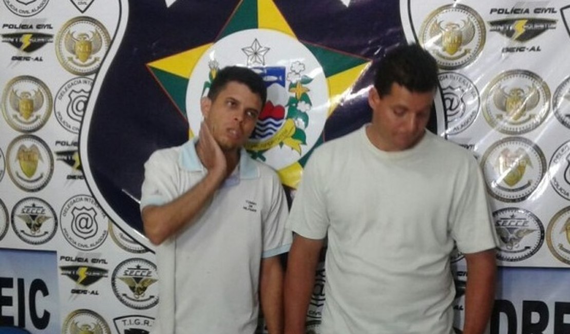 Polícia apresenta dois suspeitos de vários homicídios no Pilar