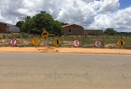 Rodovias em Girau do Ponciano recebem sinalização e lombadas