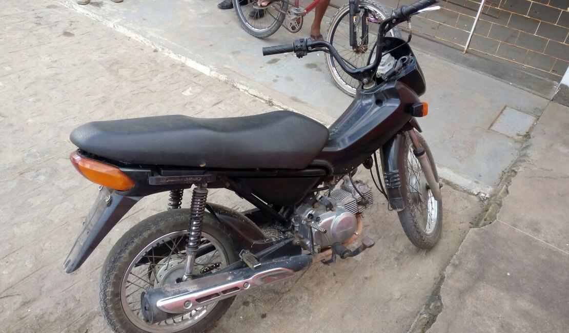 Após denúncia, Radiopatrulha recupera moto roubada em Arapiraca