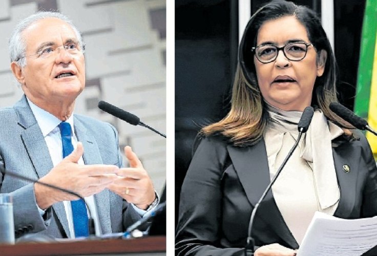 Renan Calheiros e Eudócia Caldas protagonizam bate-boca por escândalo do Banco Master e recursos do Iprev de Maceió