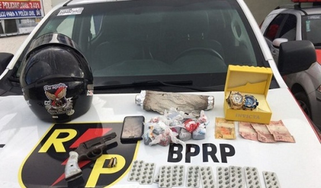 Primo de ex-governador é detido com drogas e arma em Maceió