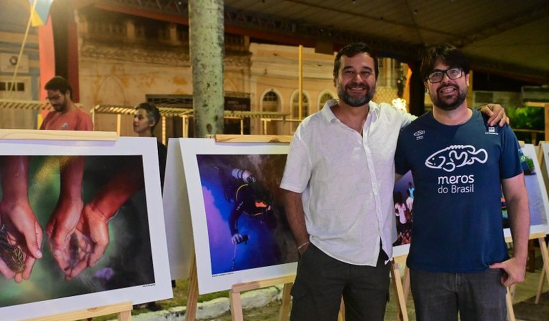 Projeto Meros do Brasil destaca preservação marinha no Circuito Penedo