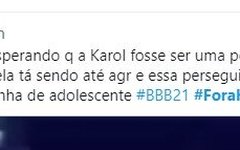 Web pede saída de Karol Conká