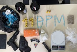 Polícia Militar apreende drogas e simulacro no interior de Alagoas