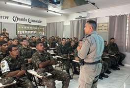 Ex-atirador retorna como Capitão da PM para palestrar em Tiro de Guerra