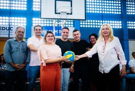 Governador Paulo Dantas entrega ginásio e revitalização da Escola Estadual em Maceió