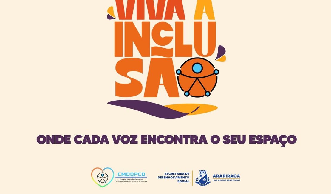 Prefeitura promove, nesta sexta (26) e sábado (27), a 1ª edição do Festival “Viva a Inclusão