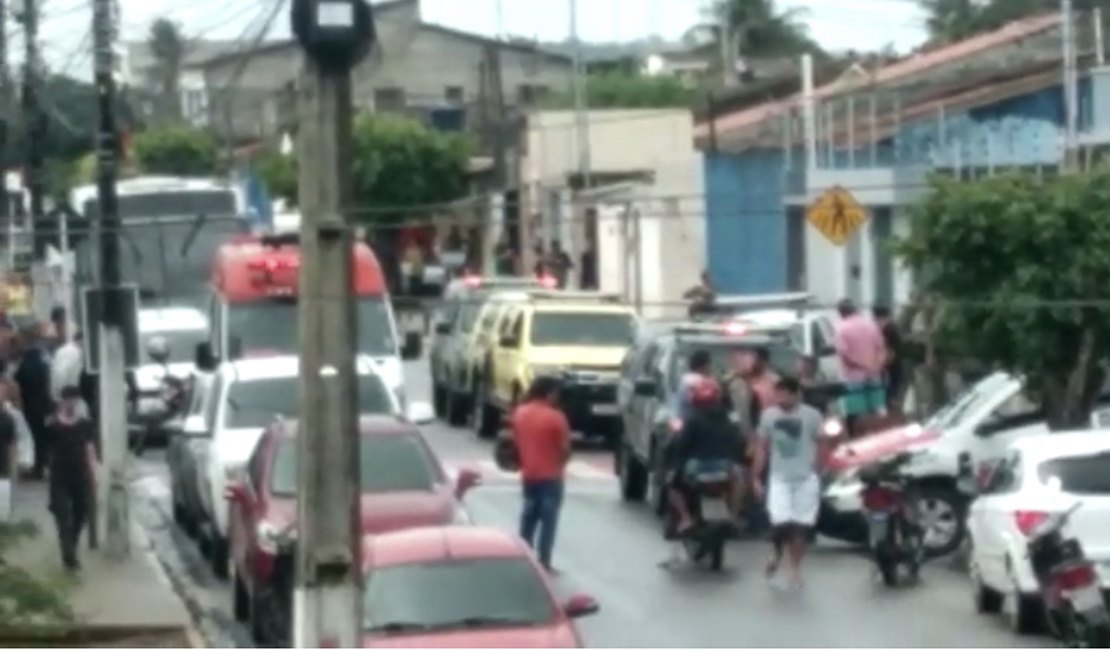 Segurança municipal é ferido por homem que tentou invadir escola em Arapiraca