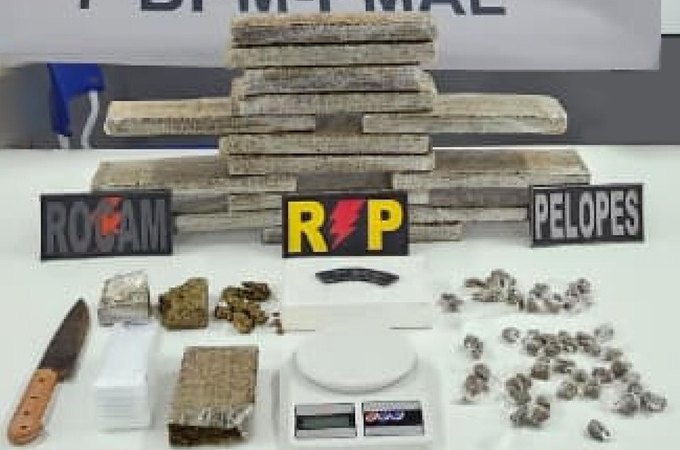 Polícia Militar apreende arma de fogo, drogas e veículo furtado em operações no interior de Alagoas
