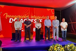 Rute Nezinho participa de inauguração de novos laboratórios, estação de energia solar e unidades móveis do Senac em Arapiraca
