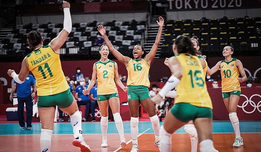 Olimpíadas: meninas do Brasil passam pelas dominicanas e vencem pela 2ª vez no vôlei
