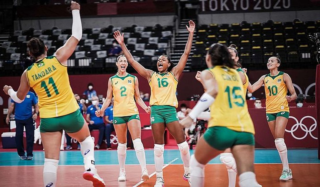 Olimpíadas: meninas do Brasil passam pelas dominicanas e vencem pela 2ª vez no vôlei