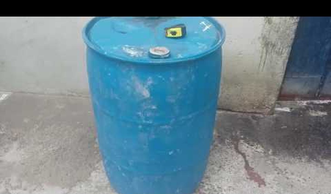 Tambor de 200 litros com material contaminado é furtado de UBS
