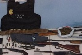 Polícia Civil apreende dez armas de fogo em Piranhas