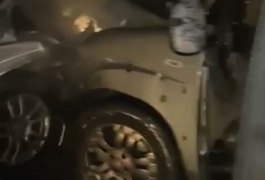 Batida envolvendo dois carros deixa cinco pessoas feridas em Satuba