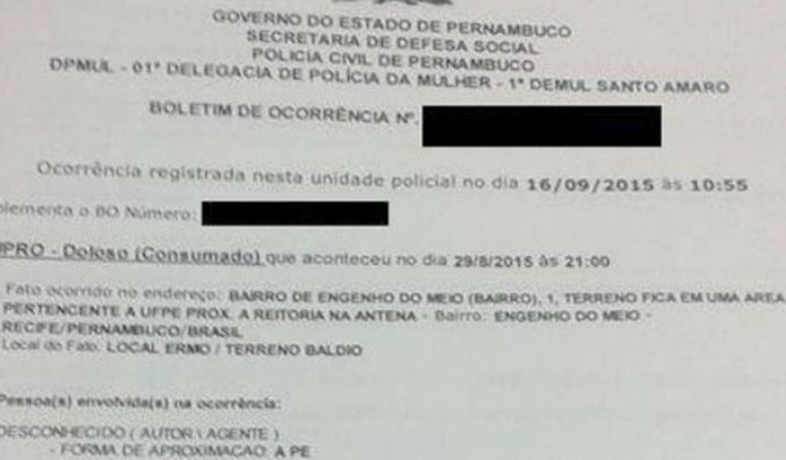Universitária é assaltada e estuprada dentro da UFPE