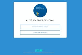 Circula na internet um site falso para acessar sétima parcela do Auxílio Emergencial