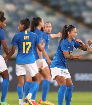 Seleção feminina goleia em segundo amistoso contra África do Sul