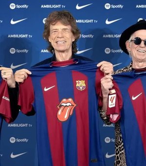 Barcelona confirma novo uniforme com “patrocínio” dos Rolling Stones