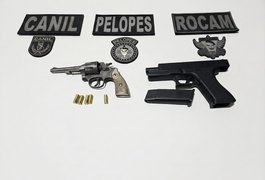 Homem é preso em flagrante com arma de fogo dentro de chácara em Arapiraca