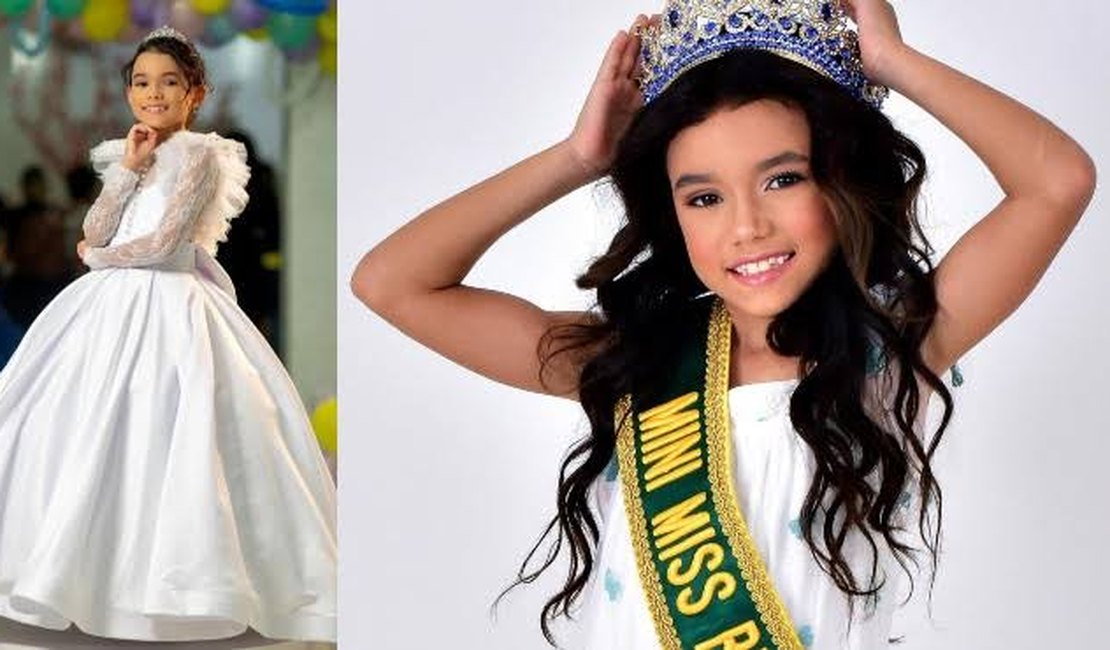 Alagoana de 8 anos vence Little Miss Mundial 2024, no Peru