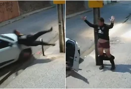 Em 1 hora, homem é assaltado duas vezes, atropelado e deixado só de cueca em Fortaleza