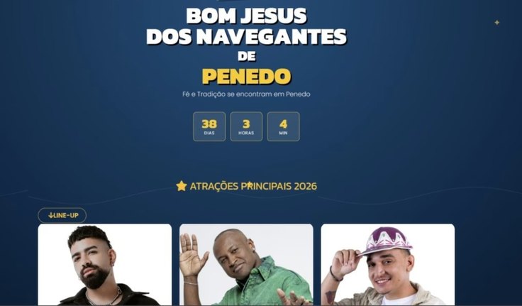 Prefeitura lança site do Bom Jesus 2026 com sistema moderno de hospedagens integrado