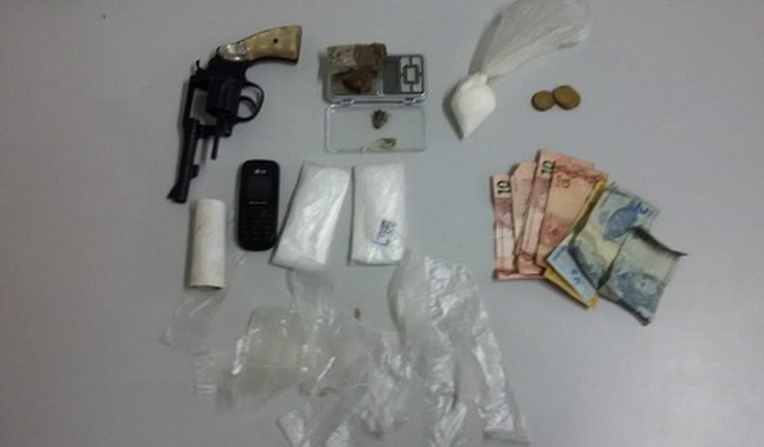 Polícia Civil prende suspeito de tráfico de drogas no bairro Cacimbas, em Arapiraca