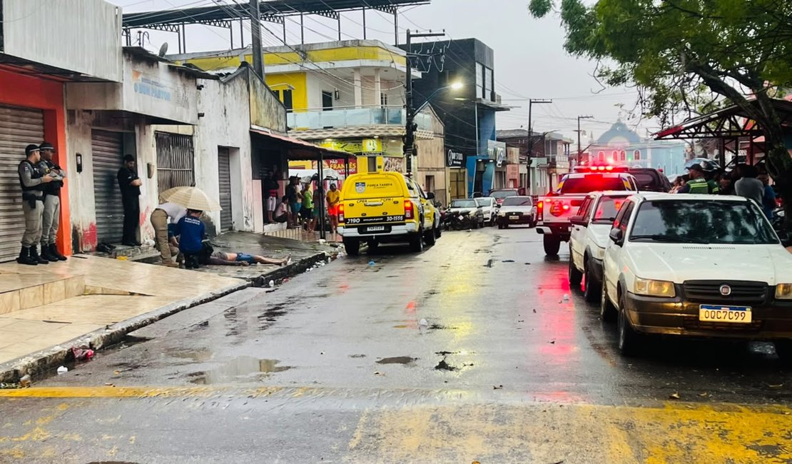 Homem é morto a tiros durante a madrugada, perto da feira livre de Lagoa da Canoa