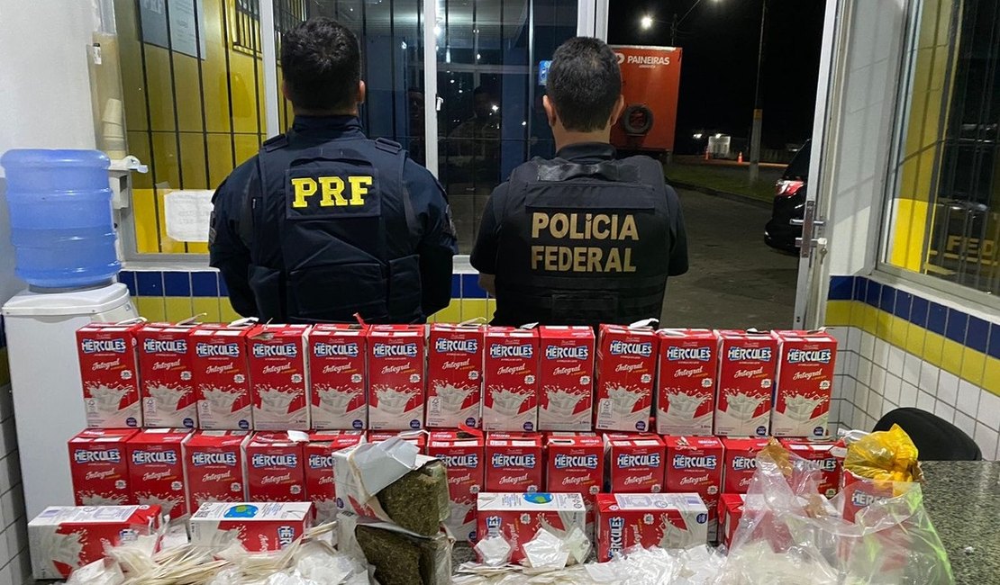 Mulher é presa com mais de 28 kg de drogas em ônibus de SP com destino a Maceió